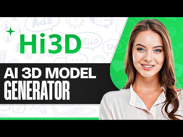 HI3D AI Tutorial: Turn Any Photo into a 3D Model for Free
