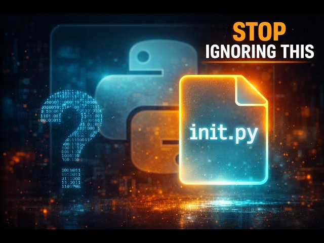 What is __init__.py? Python's Hidden Secret for Organized Code