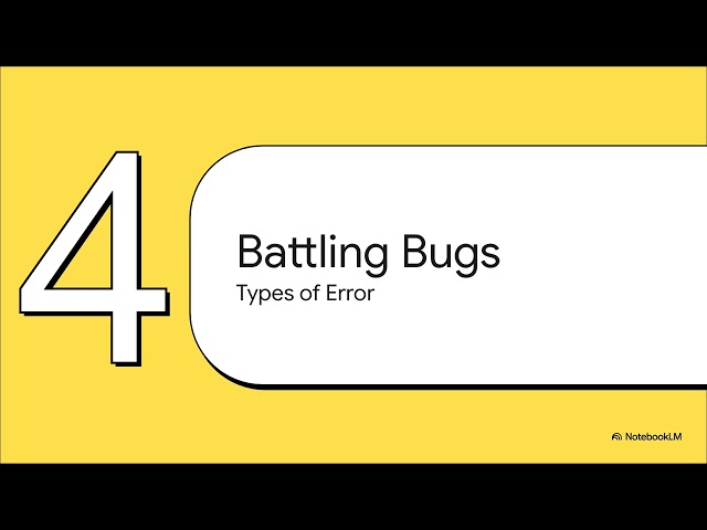 1.4 Intro to Text-Based Programming & Errors | Computing Revision Guide (Stage 7)