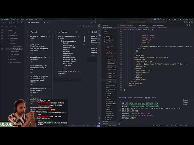 Day 139 learning web dev: Building a Google Drive clone (no AI)