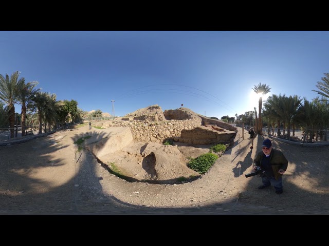 Jericho, Trench III, Areas A and E, Tell South End -- 360 video, drag and spin it