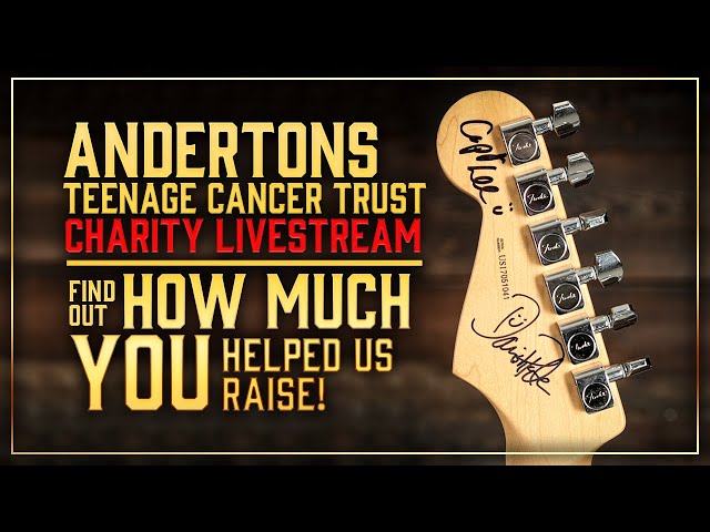 Find Out How Much You Helped Us Raise! - Teenage Cancer Trust Charity Livestream