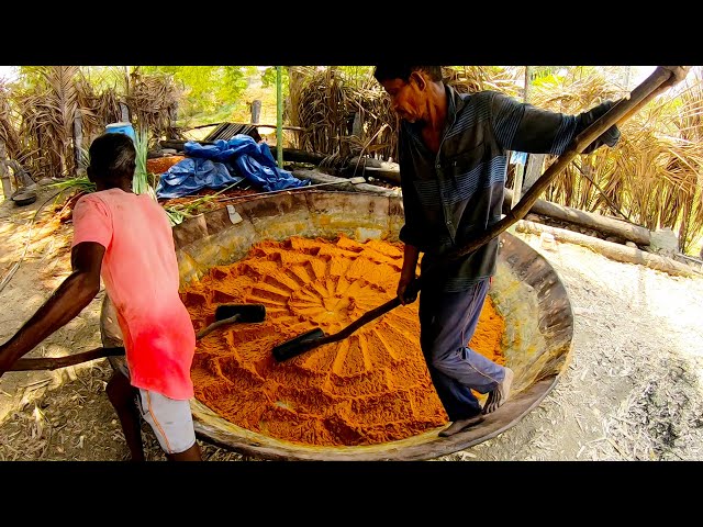 Hardworking Farmer's நாட்டுச் சர்க்கரை | Village Farmer Making Sugar From Sugarcane Juice