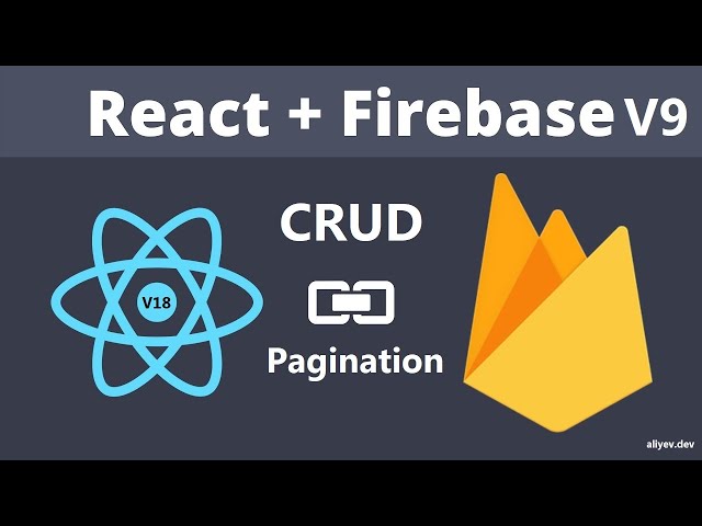ReactJs & Firebase v9 Realtime Database | CRUD and Pagination