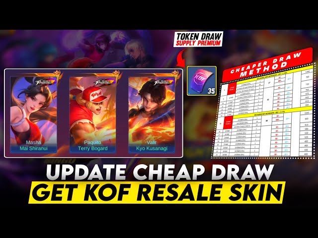 UPDATE CHEAP DRAW GET KOF SKIN | KOF BINGO & KOF '97 RESALE SKIN EVENT