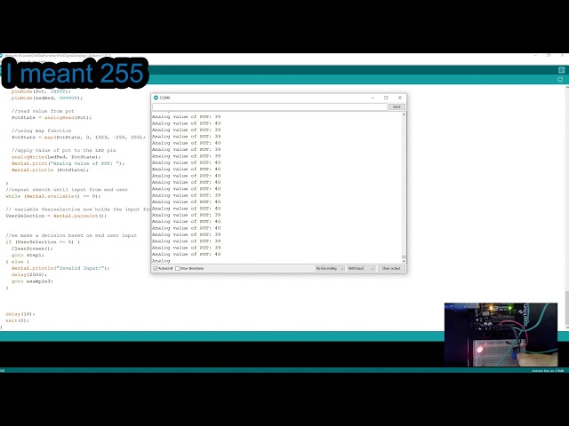 Arduino and map function