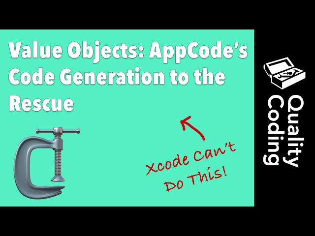 Value Objects: AppCode's Code Generation to the Rescue