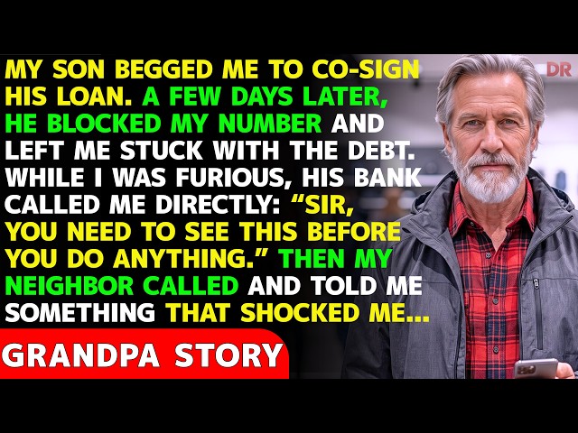 My Son Begged Me To Co-Sign His Loan, Then Blocked Me—His Bank Called With A Shocking Truth…