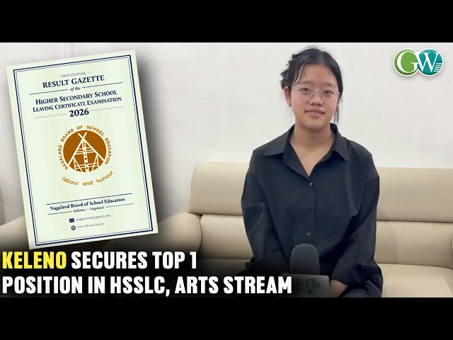 FROM HSLC TO HSSLC RANK HOLDER: IN-CONVERSATION WITH KELENO THORIE