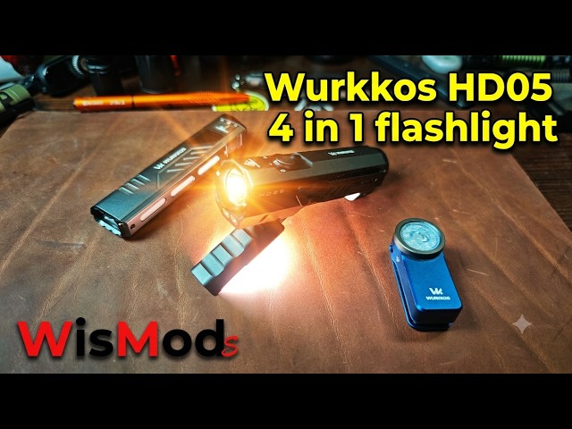Wurkkos HD05 multifunctional 4 in 1 flashlight is another winner form the brand! #flashlight