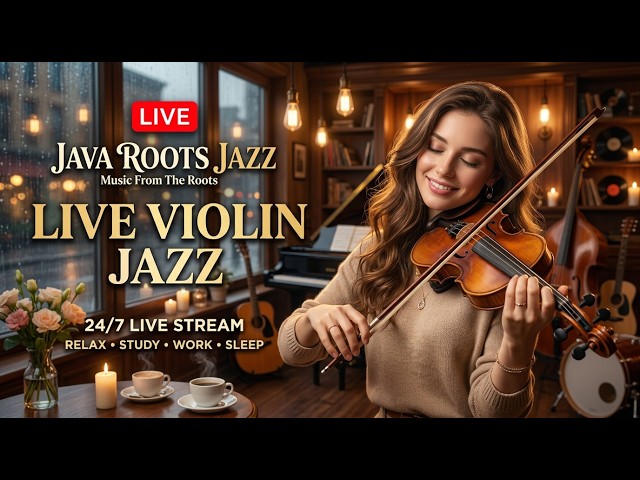 ☕ Coffee Shop Jazz | Soft Piano & Saxophone Instrumentals | Live