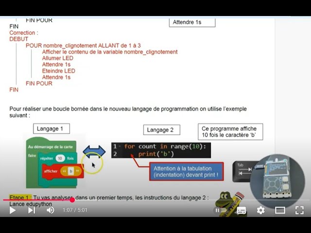 Boucle bornée en Python