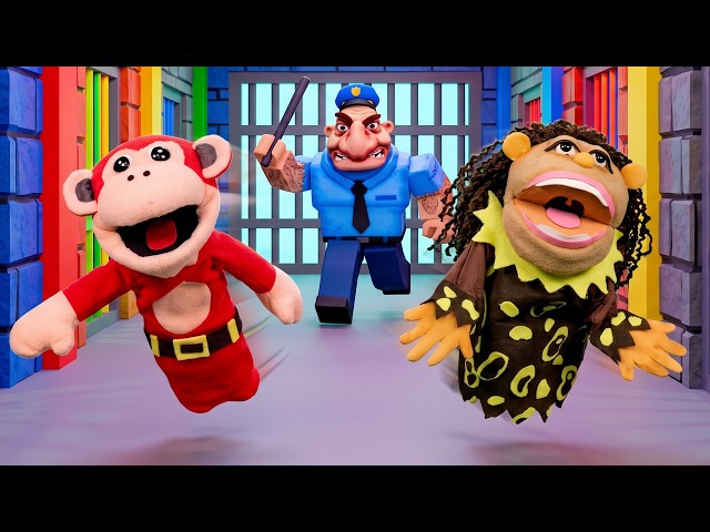 Jugamos ROBLOX y aprendemos LAS ESTACIONES DEL AÑO -El Mono Sílabo - Escape del policía