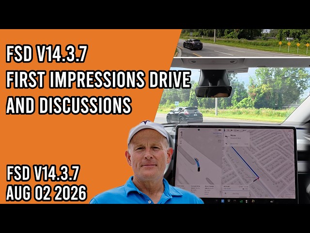 FSD v14.3.7 - First Impressions Drive and Discussions