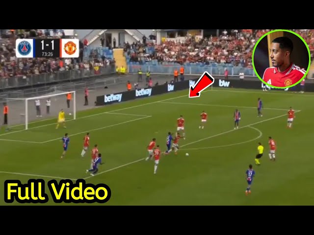 Youri Tielemans Makes His Manchester United Debut vs PSG! | Man United Debut 2026 | Youri Tielemans