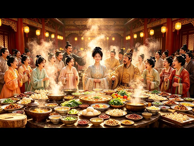 【ENG DUB】👑🍜 Overworked Chef Travels Back, Turns Cold Palace Into a Food Paradise #shortdrama