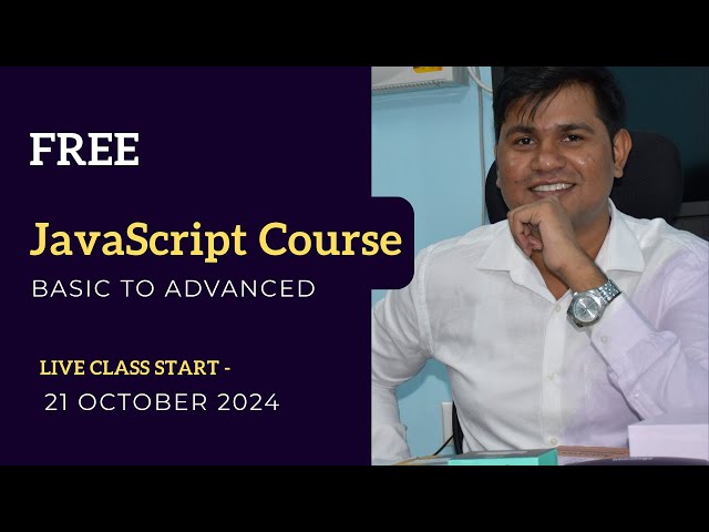 Live JavaScript Course free ( basic to advanced )