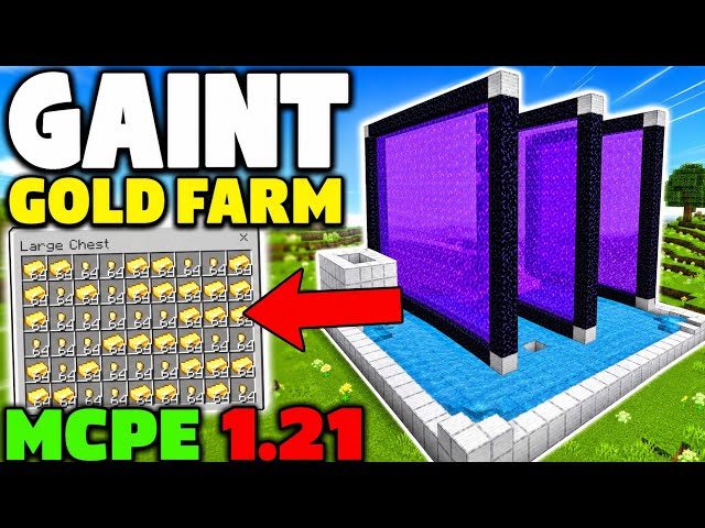 | Best Gold and XP Farm & Minecraft 1.21+ Gold Form Hindi Tutorial 🔥