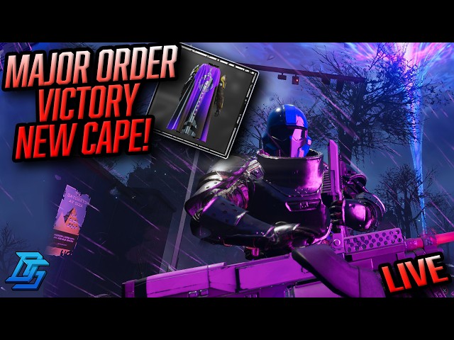 🔴 Helldivers 2: MAJOR ORDER SECURED! NEW CAPE! AWAITING FURTHER ORDERS! #helldivers2