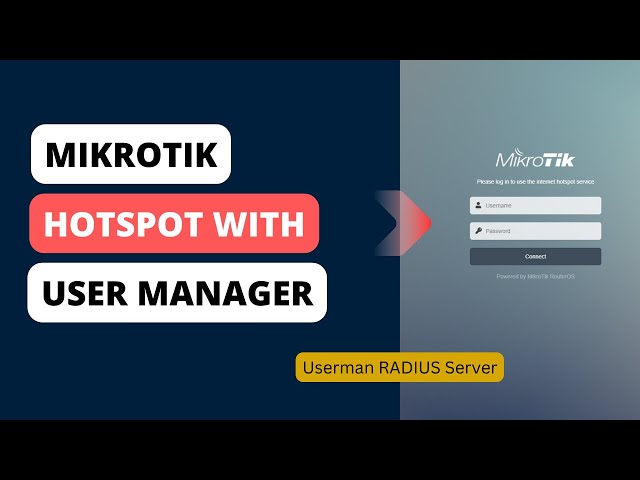 mikrotik hotspot with radius | mikrotik user manager configuration |