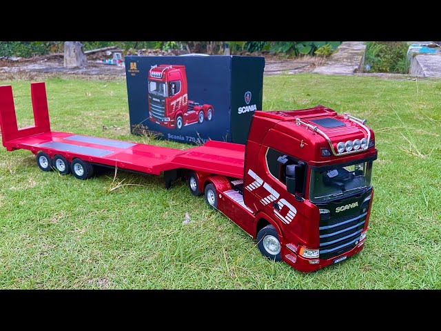 Desempaquetado del camión Scania RC Huina 1501 - Camión Scania a control remoto
