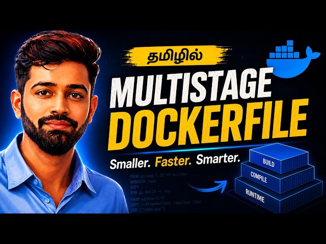 Single Stage vs Multi-Stage Dockerfile in Tamil | Live Demo | Docker Tutorial for Beginners #devops