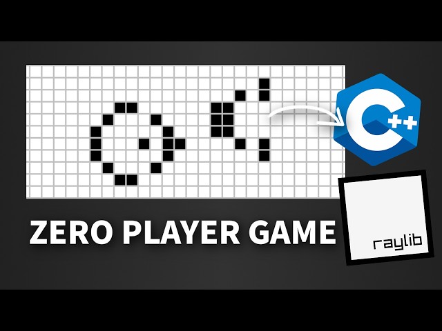 Making a ZERO player game in C++ and raylib