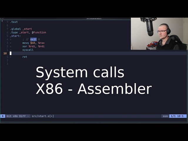 System calls - X86 Assembler - Part 1