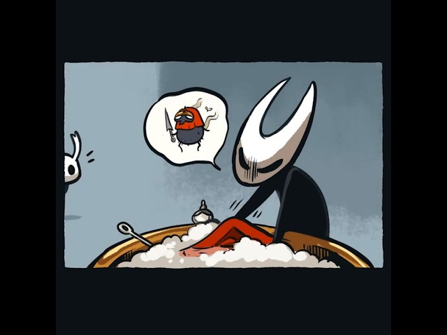 Hornet & Stinky Knight #shorts #hollowknight #silksong #hornet #comics
