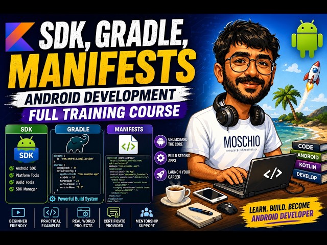 #2 SDK, Gradle, Manifests | Android Development Full Training Course