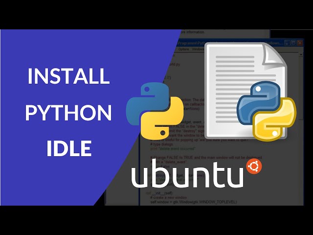 How to Install Python IDLE on linux Ubuntu 18.04