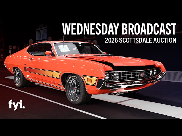 FYI Wednesday Broadcast Replay // Barrett-Jackson 2026 Scottsdale Auction // Wednesday, Jan 21