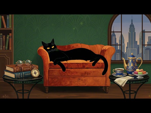 No hurry. Just jazz. – Vintage noir jazz for late-night relaxation and study