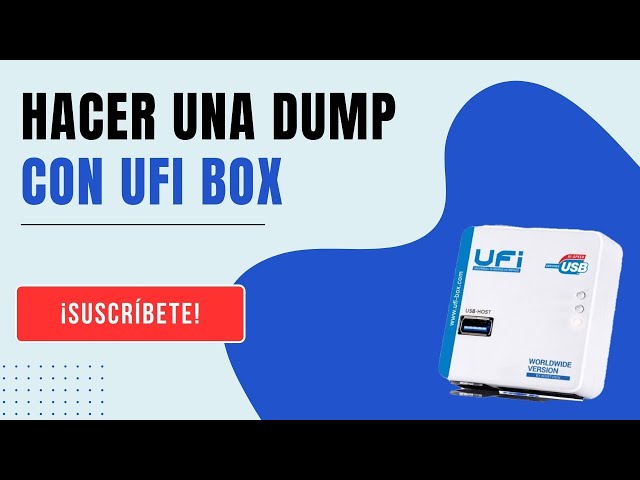 HOW TO CREATE A DUMP WITH UFI BOX