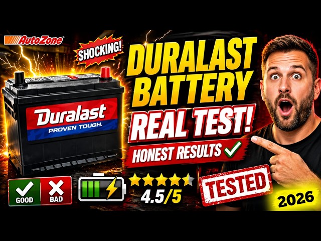 Is AutoZone’s Duralast Battery Actually Good? 🔋 Honest Review!