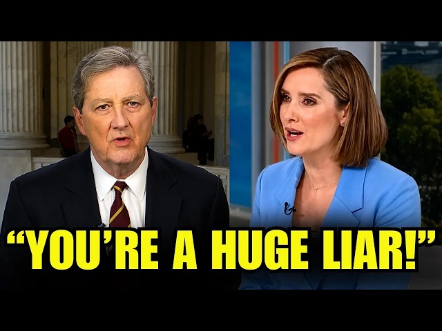 Senator John Kennedy calls 'CBS' host A DISGRACE to her FACE for Saying ONE THING About Trump