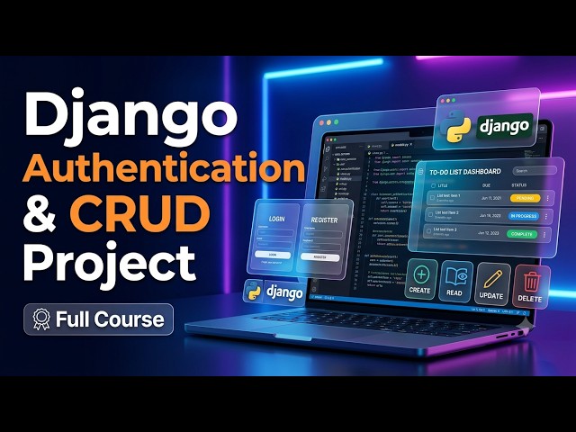 Django Authentication & CRUD To-Do List Project with Status Update
