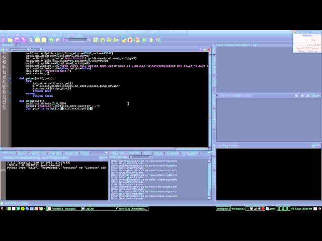 Python3 PortScanner With Graphical User Interface (GUI)