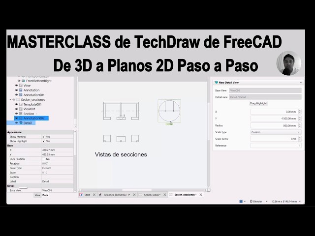 FreeCAD TechDraw Masterclass 📐 | 3D to 2D Drawings Step-by-Step
