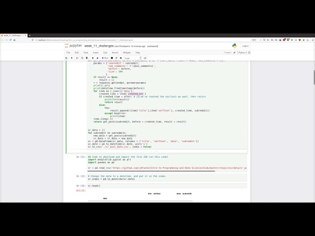 COM 674: Introduction to Text Analysis in Python