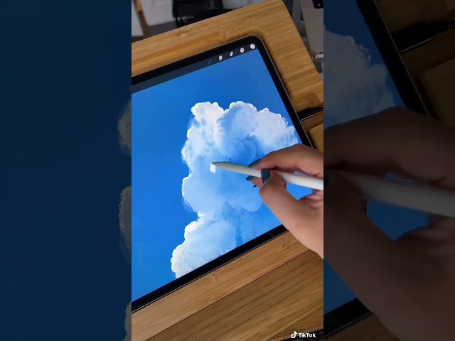 Watercolor Clouds Tutorial! #procreate #digitalillustration #procreatetutorial #procreate101
