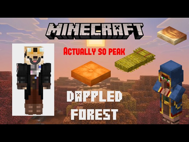 Testing out the Minecraft Dappled Forest snapshot