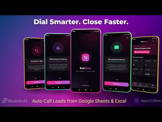 CRM Auto Dialer App for Android — Call Google Sheets & Excel Lead Lists Hands-Free