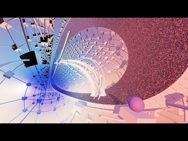 Speed of light in Ring - moving with speed of light in Ring like structure [360° video]