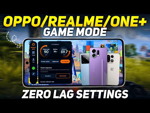 Realme, Oppo & OnePlus Best Game Mode Settings 🥶 Game Assistant No Lag Settings for BGMI