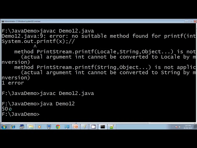 Lecture 9: printf method in Java - Part 1