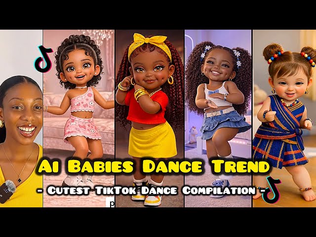 Best Of Ai Dancing Babies Dance Trend 💖🌈| New TikTok Dance Trend 🔥 Which Month Won? 