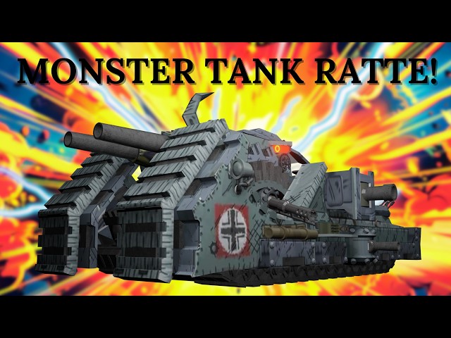 TITAN MONSTER TANK RATTE IN 3D! | BLENDER SPEED MODELING! #worldoftanks #animation #entertainment