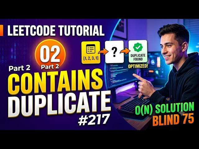 Contains Duplicate - LeetCode 217 - Blind 75 Java Tutorial