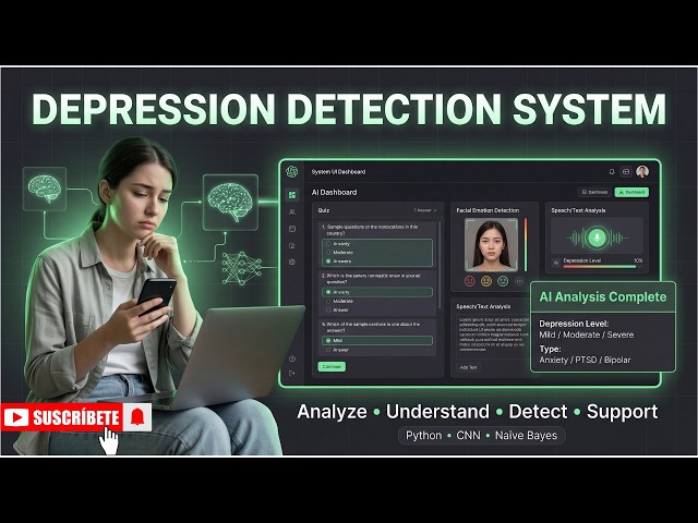 Depression Detection System Using Python #DepressionDetectionSystem #PythonProject #machinelearning